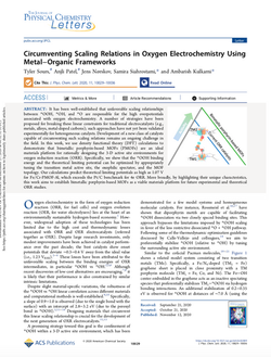 Circumventing Scaling Relations in Oxygen Electrochemistry Using Metal−Organic Frameworks