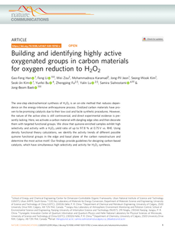 Building and identifying highly active oxygenated groups in carbon materials for oxygen reduction to