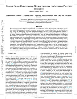 Orbital graph convolutional neural network for material property prediction