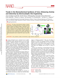 Trends in the Electrochemical Synthesis of H2O2: Enhancing Activity and Selectivity by Electrocataly