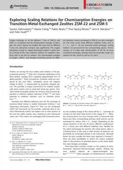 Cation-exchanged zeolites for the selective oxidation of methane to methanol