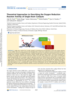 Theoretical Approaches to Describing the Oxygen Reduction Reaction Activity of Single-Atom Catalysts