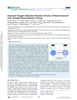 Improved Oxygen Reduction Reaction Activity of Nanostructured CoS2 through Electrochemical Tuning