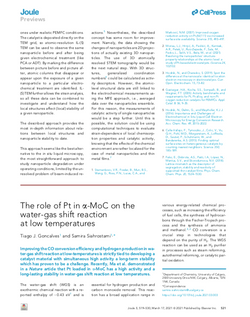 The role of Pt ina-MoC on thewater-gas shift reactionat low temperatures